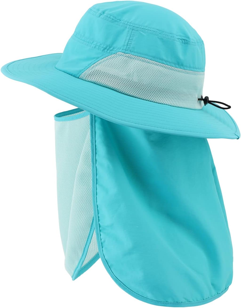 Home Prefer UPF50  Mens Sun Hat with Neck Flap Wide Brim UV Sun Protection Hat with Neck Flap Womens Gardening Beach Fishing