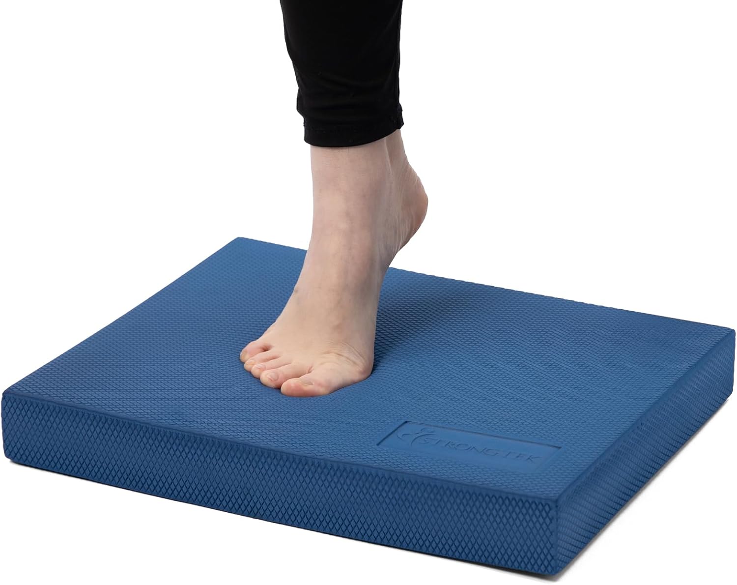 StrongTek Professional Foam Exercise Balance Pad - 15.8 x 13 x 2, High-Density TPE Foam Knee Pad, Non-Slip & Water-Resistant, for Balance Training, Physical Therapy, Yoga, and More