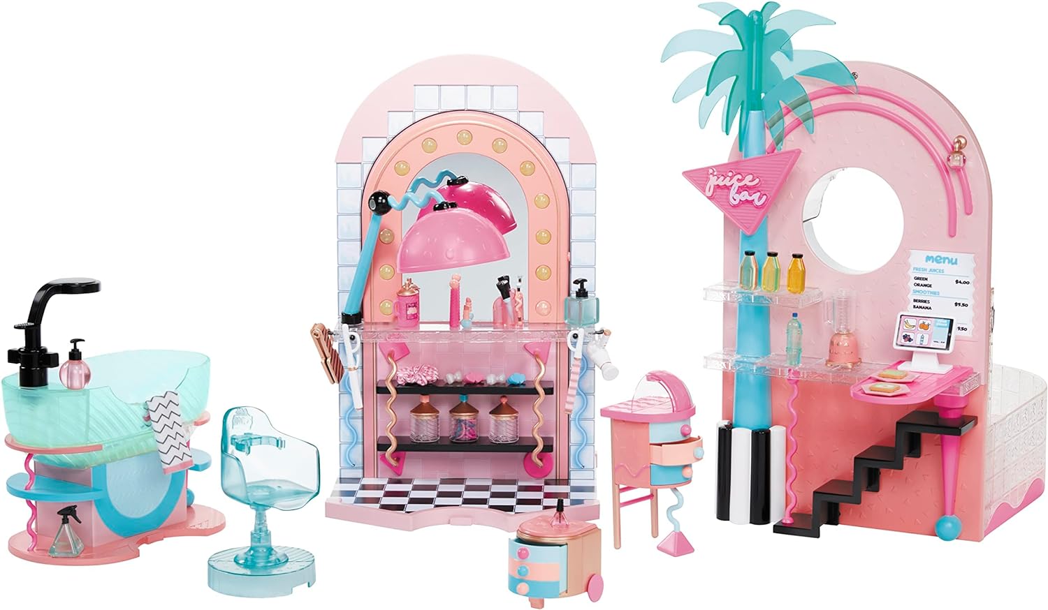 LOL Surprise Salon &amp; Spa Playset with 65+ Surprises - Waterfall, Mirror, 360 Play, Holiday Gift for Kids 4+ Years