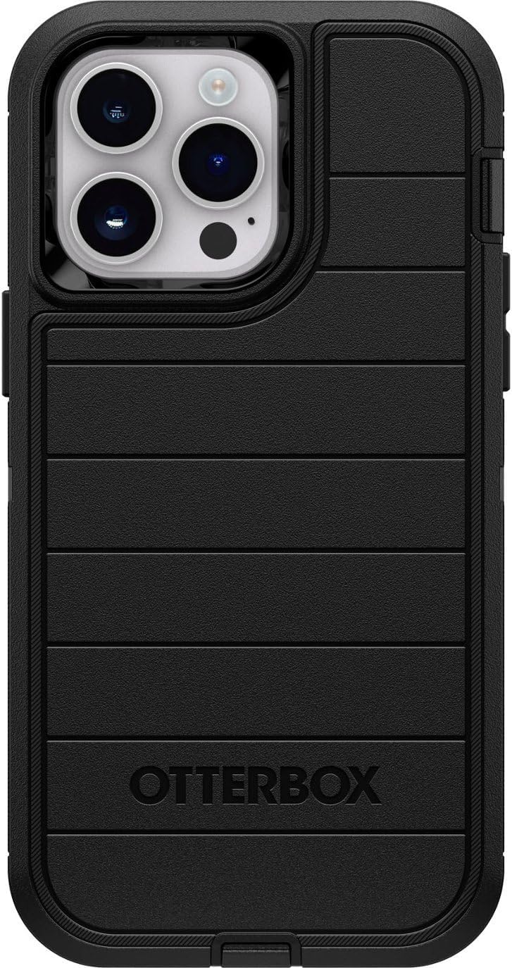 OtterBox Defender Series Screenless Edition Case for iPhone 14 Pro Max (Only) - Case Only - Microbial Defense Protection - Non-Retail Packaging - Black