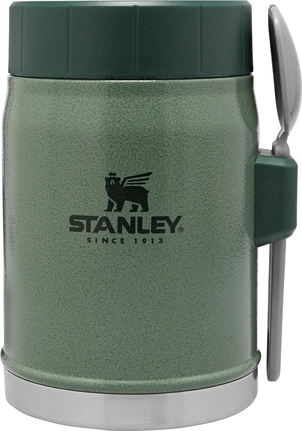 Stanley Heritage Vacuum Insulated Food Jar and Spork 14oz �C Stainless Steel, BPA-Free �C Keeps Food/Liquid Hot Or Cold �C Leak Resistant, Easy Clean