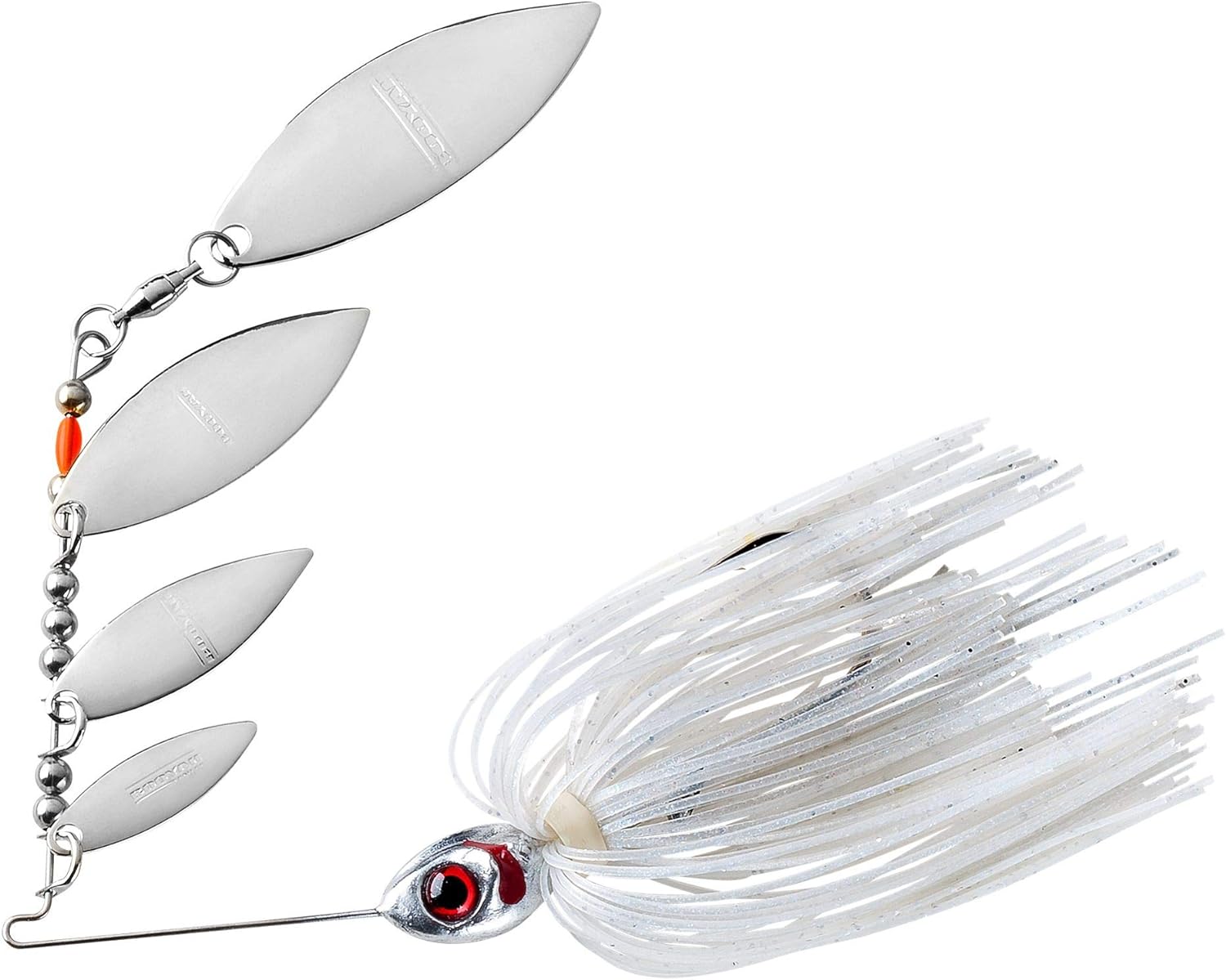 Booyah Shad Blade-Bait Fishing Lure, Pearl Shiner, Mini Shad (3/16 oz)