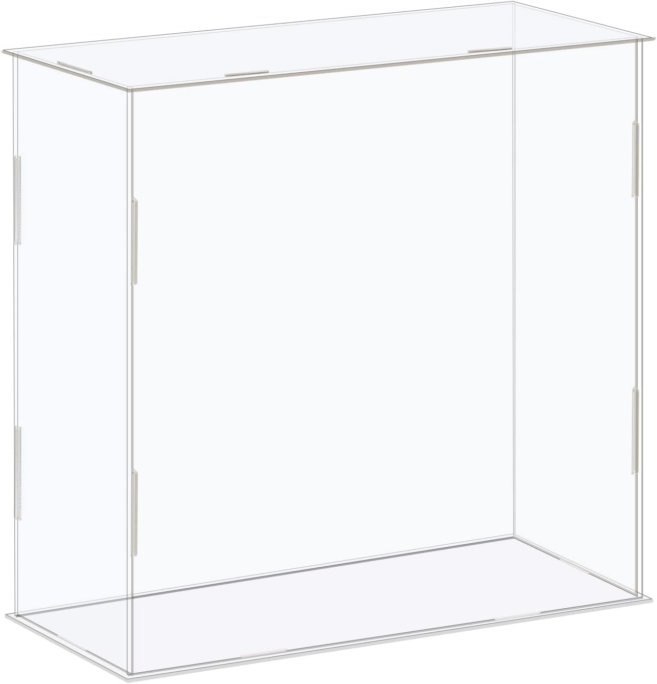 MECCANIXITY Acrylic Display Case Box Clear Dustproof Protection Showcase 10x4.3x10 Inch for Collectibles Display