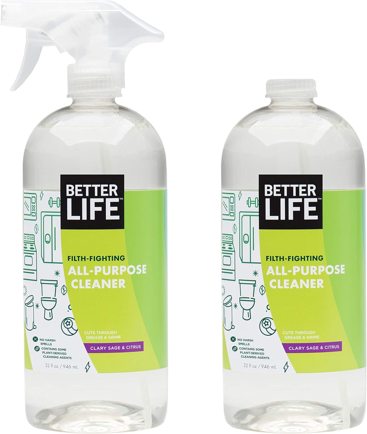 Better Life All-Purpose Cleaner has truly been a game-changer in our household cleaning routine. It has proven itself as a versatile and highly effective solution, particularly in our bathrooms, on tile surfaces, and floors. This cleaner excels at lifting dirt and grime that other products have struggled to remove.One of the standout features of Better Life is its powerful cleaning ability. It effortlessly tackles soap scum, water stains, and other stubborn bathroom grime, leaving surfaces looki