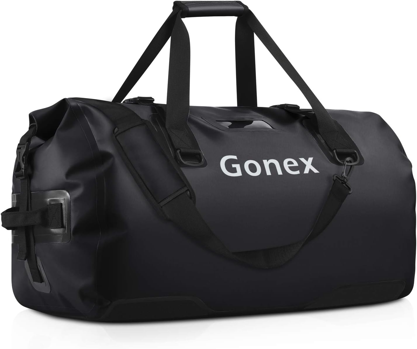 Gonex 40L 60L 80L Extra Large Waterproof Duffle Travel Dry Duffel Bag Heavy Duty Bag with Durable Straps & Handles for Kayaking Paddleboarding Boating Rafting Fishing