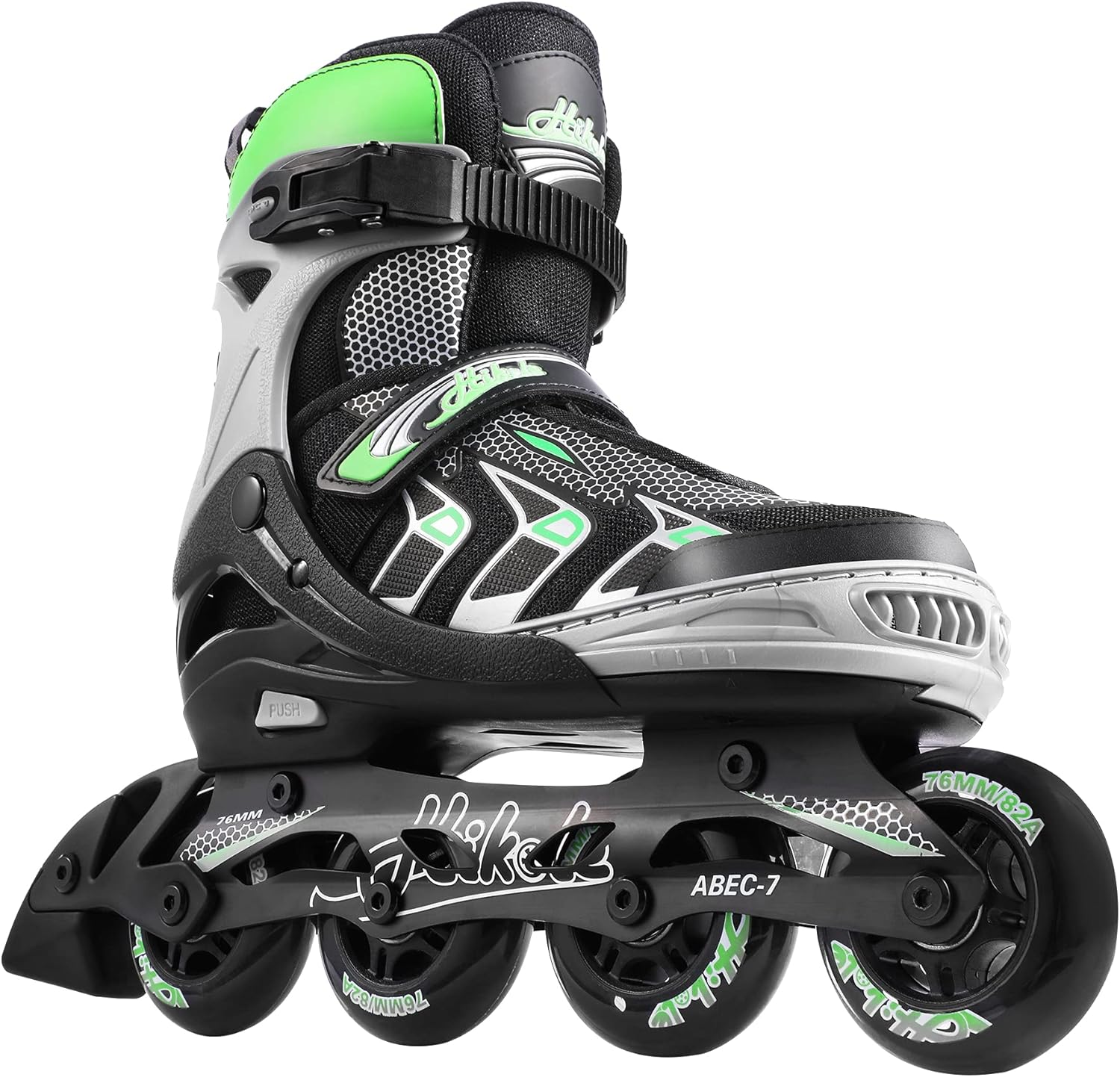 Hikole Adjustable Inline Skates for Kids and Adults, Outdoor Roller Fitness Blades for Men and Women, Beginner Roller Skates for Girls and Boys