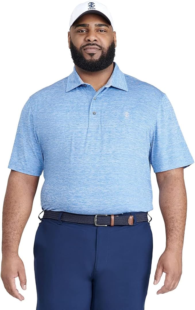 IZOD Men' Golf Title Holder Short Sleeve Polo