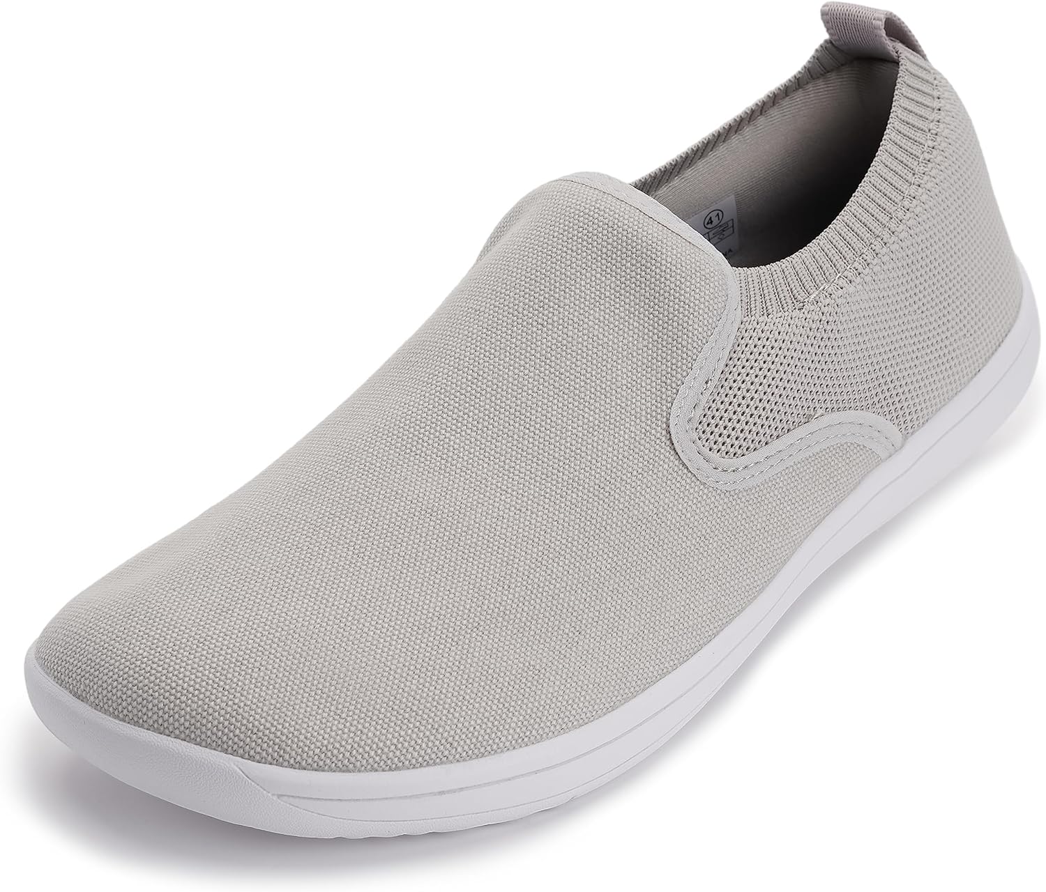 WHITIN Men's Wide Slip on Barefoot Shoes | Minimalist Sneakers | Elastic Collar