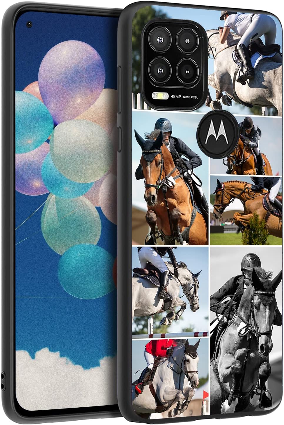 Personalized Multiple Pictures/Photos Customized Gift Custom Phone Case for Moto G Stylus 5G 2021/2023/2024/G Play 2023/G Power 2022/2024/G 5G 2024 TPU Cover Case (Moto G Stylus 5G, 6)