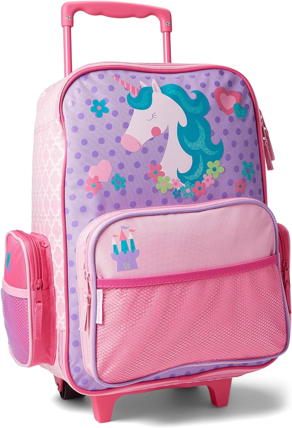 Stephen Joseph Kids' Little Girls' Classic Rolling Luggage, Unicorn, One Size