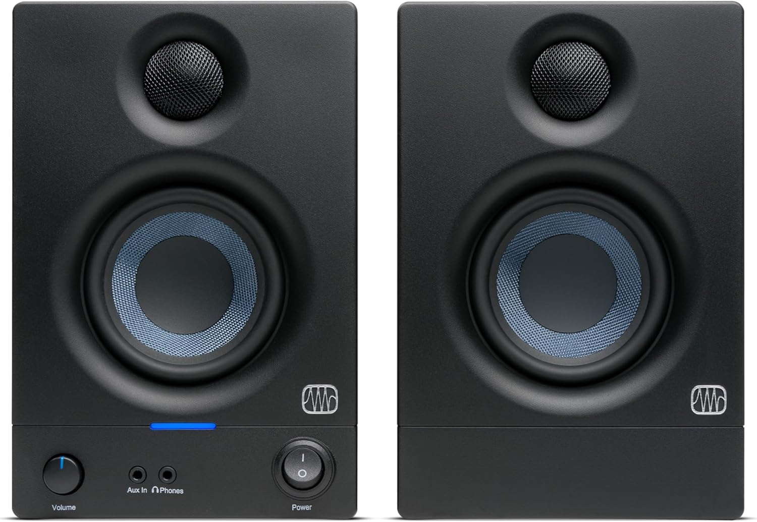 PreSonus Eris 3.5 Studio Monitors, Pair  Powered, Active Monitor Speakers for Near Field Music Production, Desktop Computer, Hi-Fi Audio