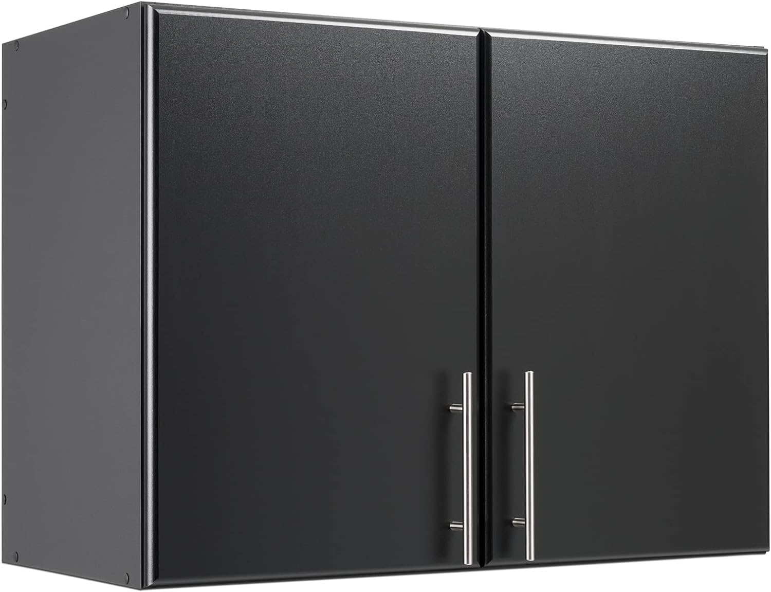 Prepac Black Cabinet: Pantry Storage Cabinet & Garage Cabinet, 16Dx32Wx24H Wall Cabinet with Storage Shelf & Doors