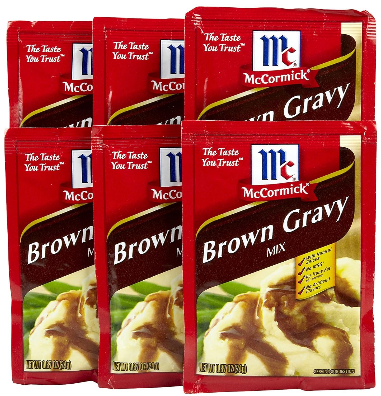 McCormick Brown Gravy Mix - 0.87 oz - 6 pk