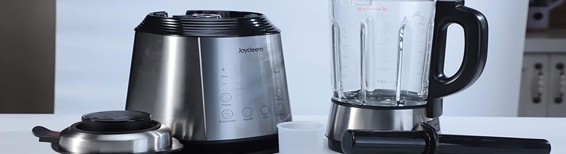 Joydeem Multifunctional Cooking Blender,High-Speed Countertop Blender JD-D16 with stew pot, Soybean milk maker, Hot and Cold, 9 One Touch Programs with 12H Delay Cook, 1200W, 59 Oz, Shakes and Smoothies, Nut Butters, Soups