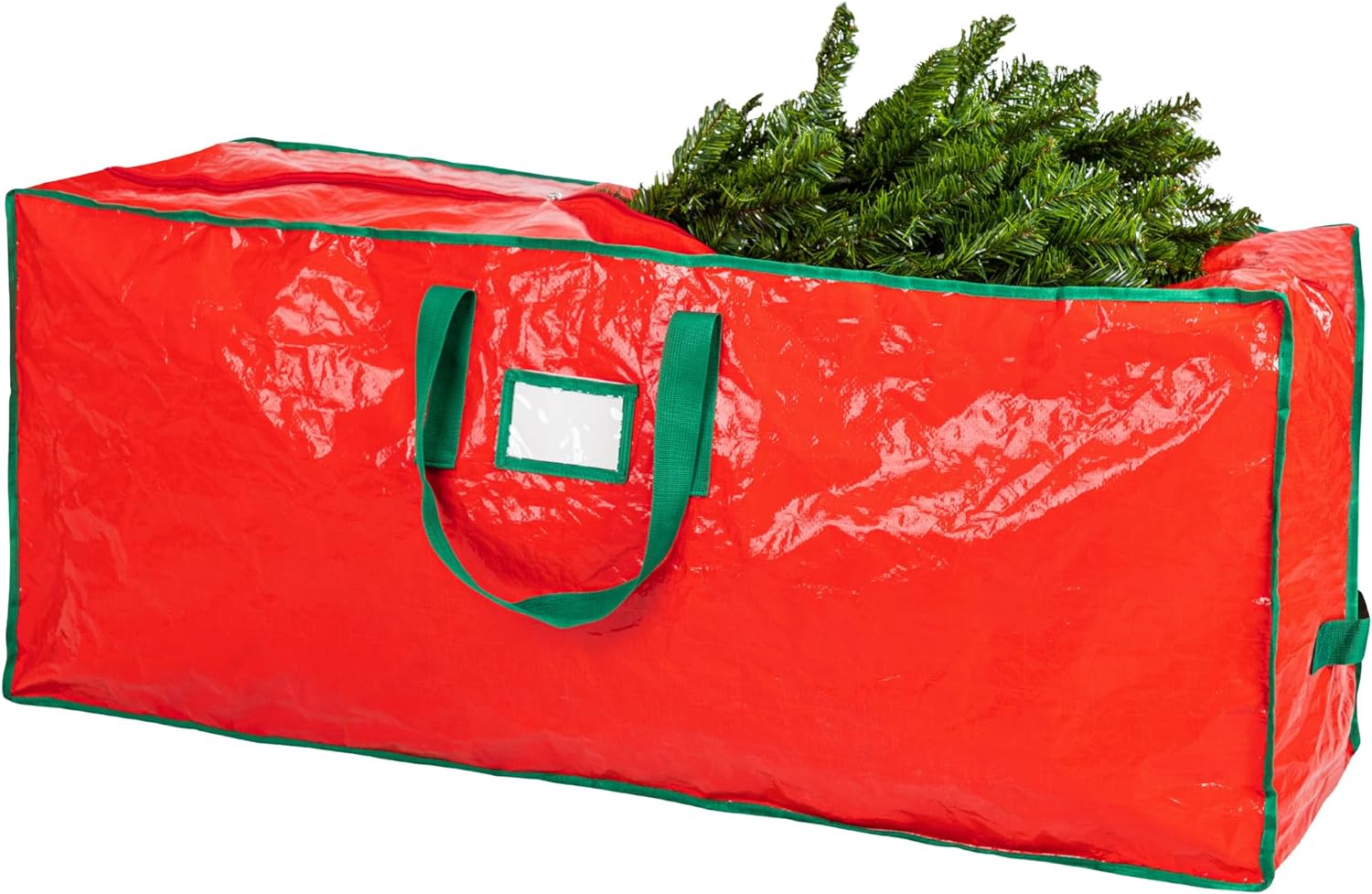 Handy Laundry, Christmas Tree Storage Bag - Stores 9 Foot Artificial Xmas Holiday Tree, Durable Waterproof Material, Zippered Bag, Carry Handles. Protects Against Dust, Insects and Moisture.