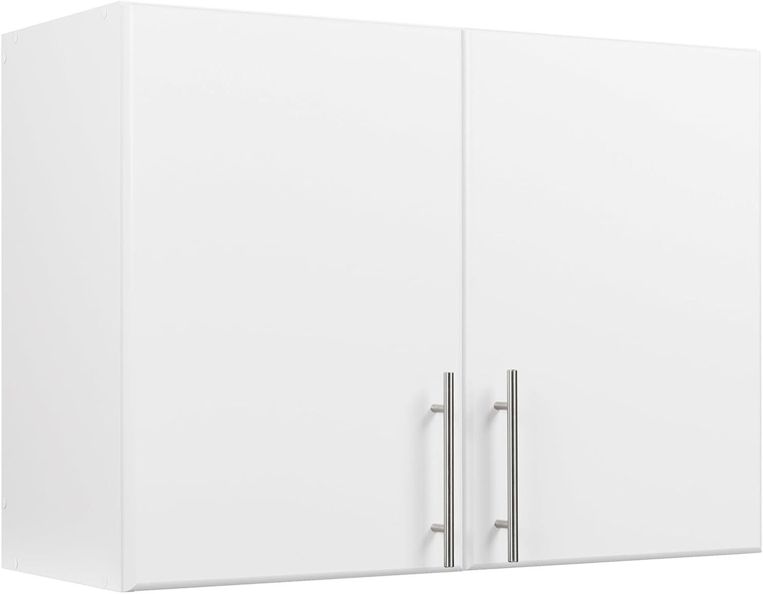 Prepac White Cabinet: Elite Wall Cabinet, WEW-3224 Garage Cabinet with Storage Shelf, Stackable 16D x 32W x 24H, Perfect as a Garage Storage Cabinet with Doors and Shelves