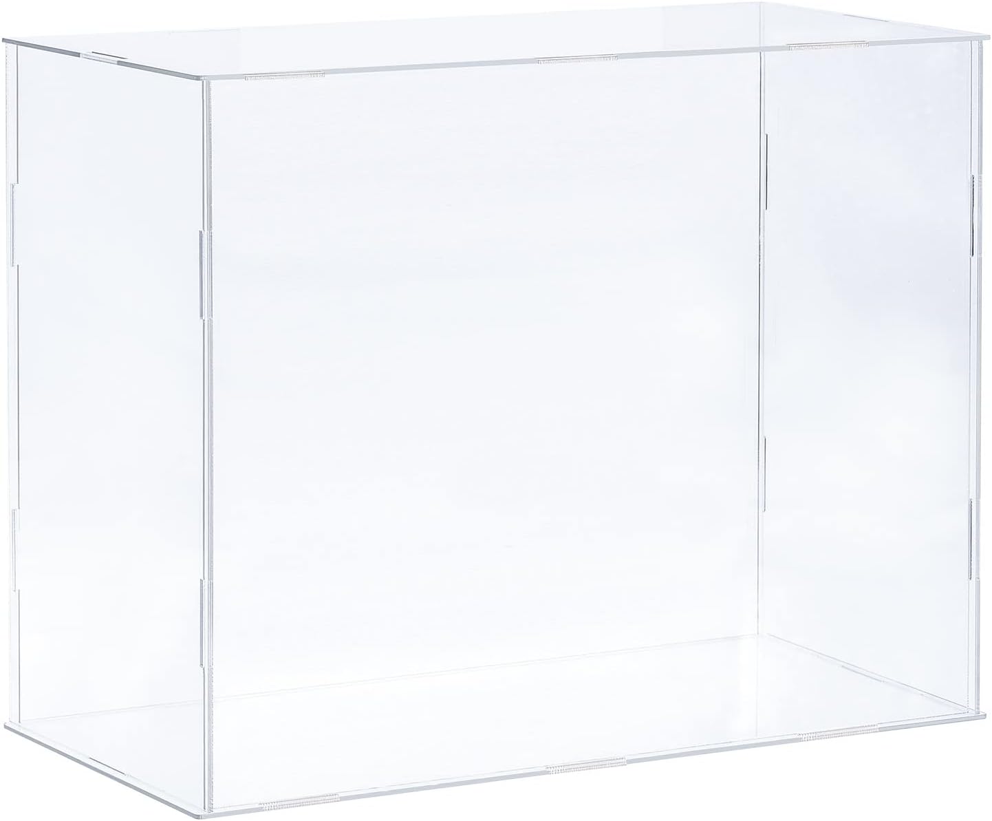 MECCANIXITY Acrylic Display Case Plastic Box Clear Assemble Dustproof Showcase 12.2x6.3x10 Inch for Collectibles Items