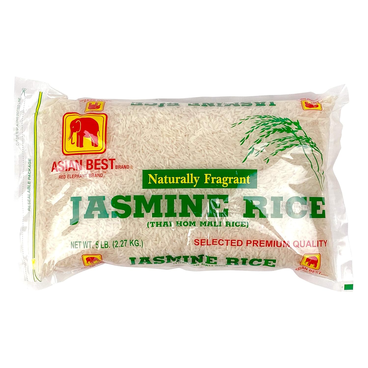 Asian Best Jasmine Rice, 5 Pound (1)