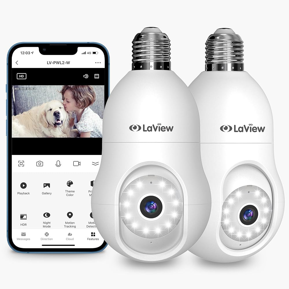 I bought the LaView 2.4 MGh light bulb camera (2 pack) on a whim. Researched a few similar devices and picked LaView because of the available function and other reviews.Pros - comes with everything you need, solidly built, feature rich, great quality video even at night, good range, clear sound for 2 way communicationsCon - the only 1 I can come up with is the instructions - they could be more clear. I only had 2 hiccups in the installation. Both were  minimal and had I taken the time to play with the app I should have been eliminate one and the other was created by me not know all the features/functions of my own phone.My Customer Service experience was exceptional. Minimal wait time to be connected to JESSE. he was patient, professional, knowledgeable , listened, understood and repeated my questions before answering. He went above and beyond in helping me get everything set up in a matter of minutes. Have already recommended LaView to family and friends.