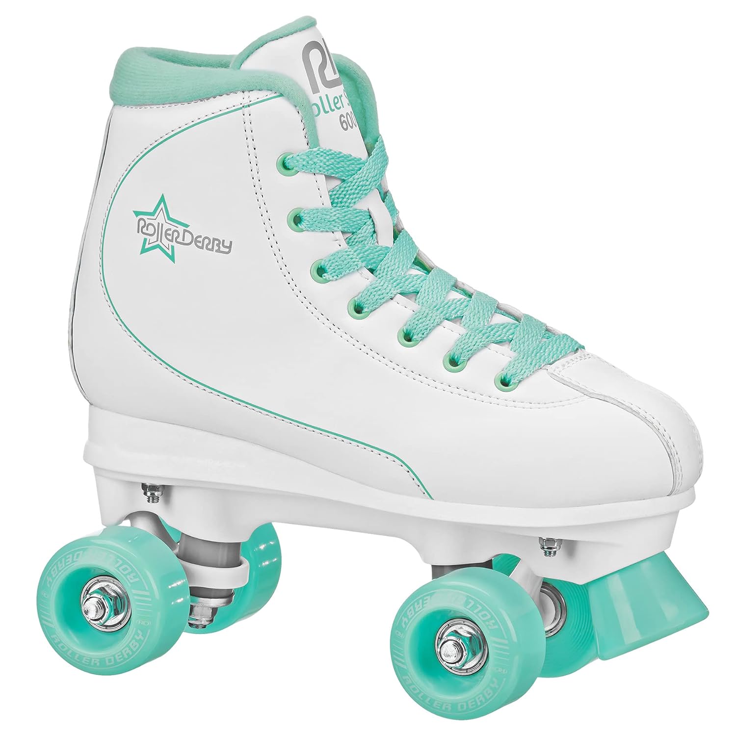 Roller Derby Roller Star 600 Women' Roller Skates - White/Mint - Size 08