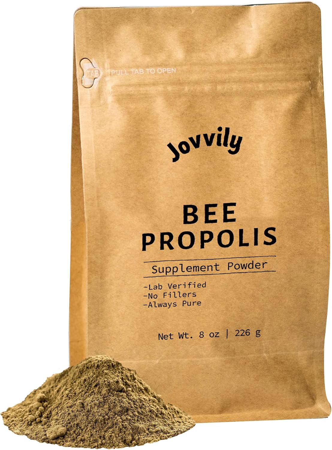 Bee Propolis Powder - 8 oz - Lab Verified - Always Pure - No Fillers