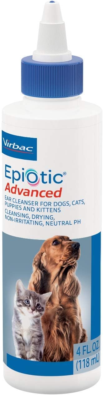 Virbac Epi-Otic Advanced Ear Cleanser has become an essential part of our pet care routine. Specifically formulated for dogs and cats, this cleanser effectively removes dirt, wax, and debris from their ears, promoting ear health and hygiene. Its gentle yet thorough cleaning action ensures that our pets remain comfortable throughout the process. The 8 oz bottle provides an ample supply, and the easy-to-use design makes application a breeze. With regular use, we've noticed a significant improvemen