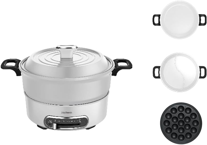 Joydeem 2 in 1 Electric Hot Pot JD-HG3706W & Optional Meat Ball Pan