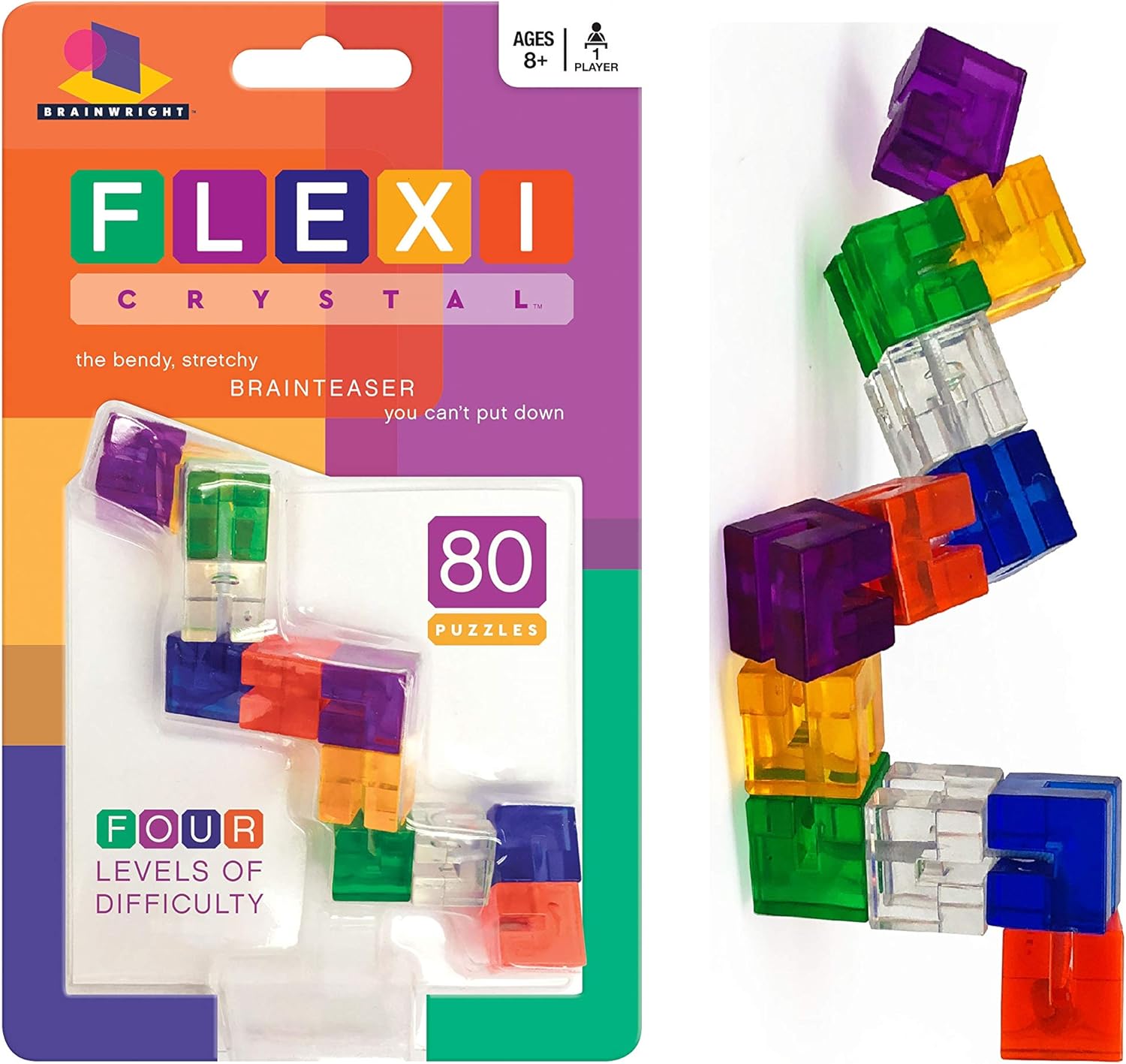 Brainwright - Flexi Crystal - The Bendy, Stretchy, BRAINTEASER You Can't Put Down!