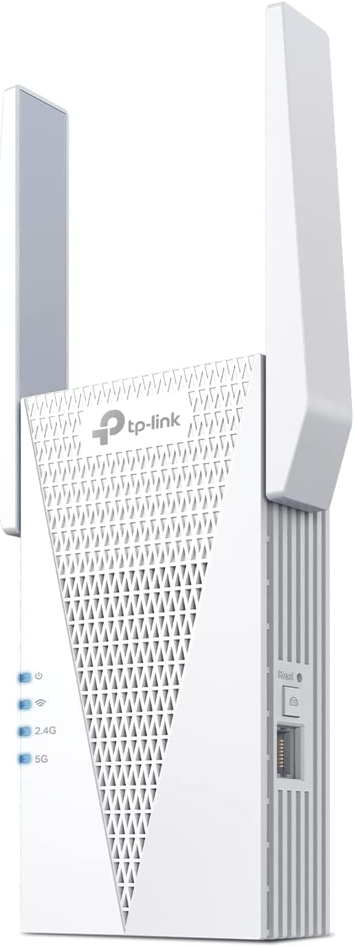 TP-Link AX3000 WiFi 6 Range Extender, PCMag Editor' Choice, Dual Band WiFi Repeater Signal Booster with Gigabit Ethernet Port, Access Point, APP Setup, OneMesh Compatible (RE715X)