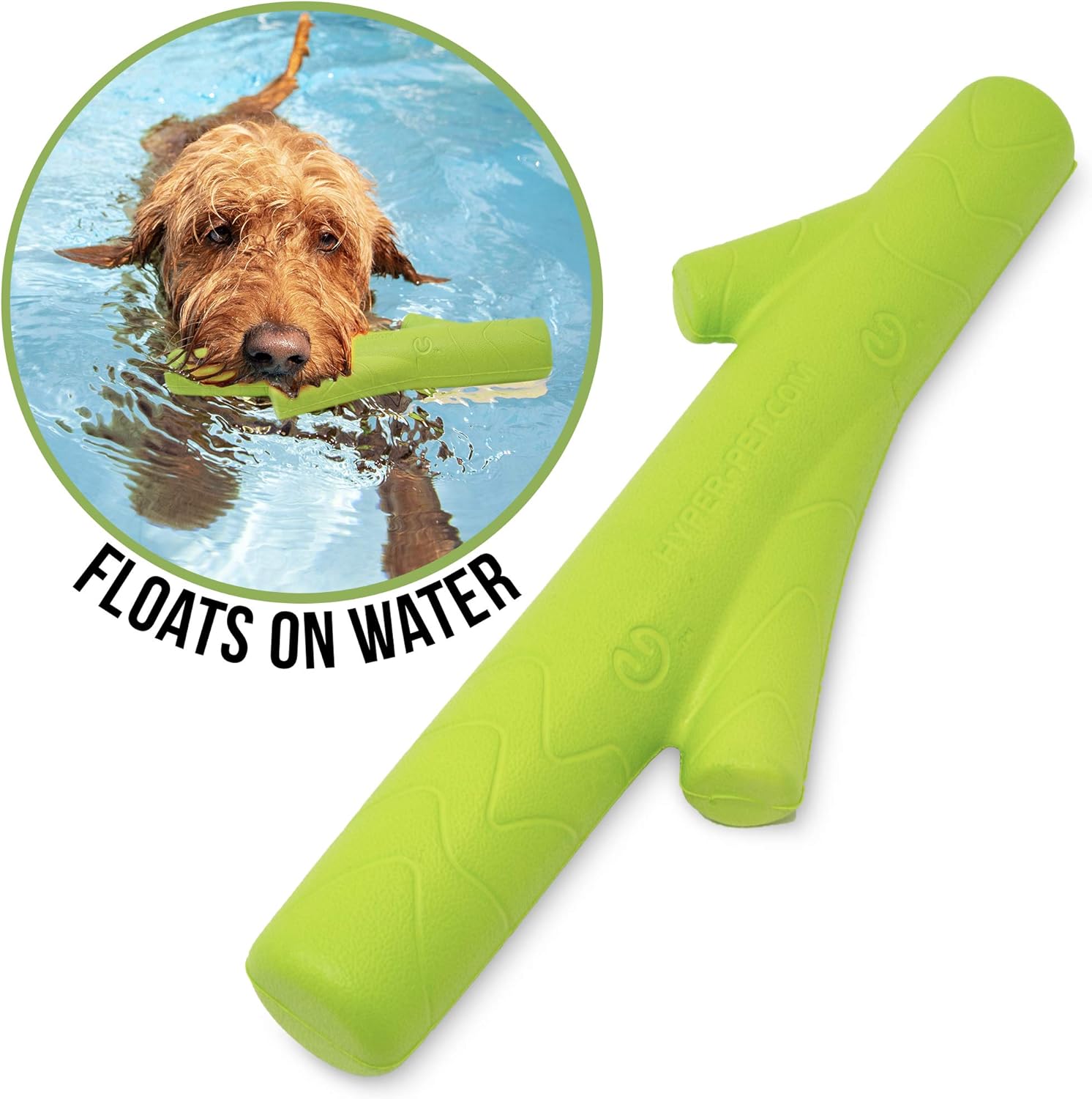 Hyper Pet Fetching Dog Toys - Throwing Stick Dog Toy Made With EVA Foam - Easy To Clean & Floats On Water