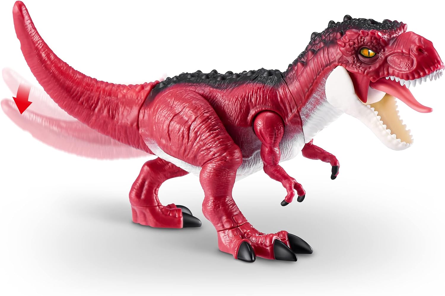 Robo Alive Dino Action T-Rex by ZURU Dinosaur Toys, Real Biting Action, Lifelike Roars Sound, Battery-Powered Robotic Interactive Electronic Reptile Toy for Boys