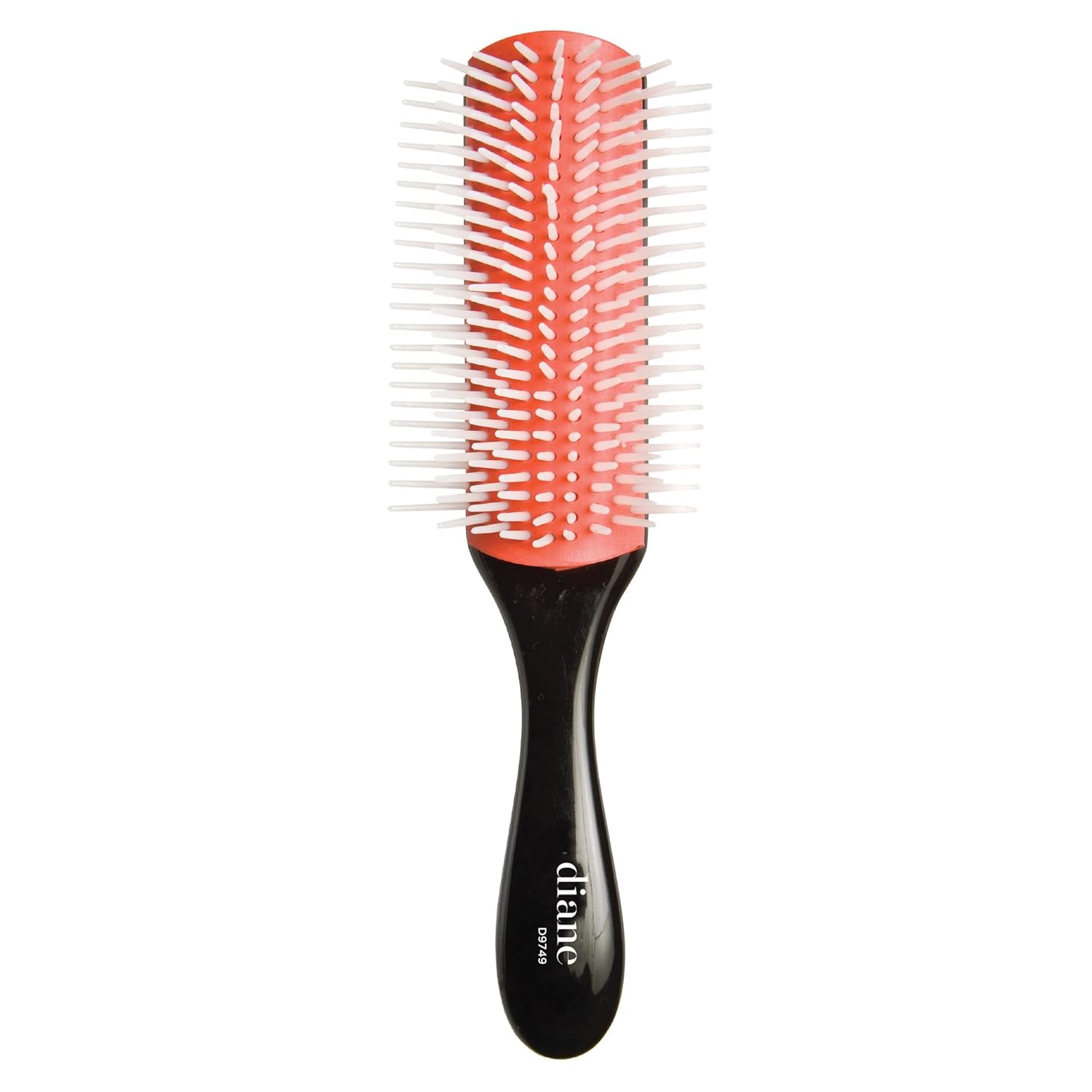 Diane Pro Nylon Pin Styling Hair Brush for Detangling, Separating, Shaping and Defining Wet Thick or Curly Hair, Glides Through Tangles with Ease