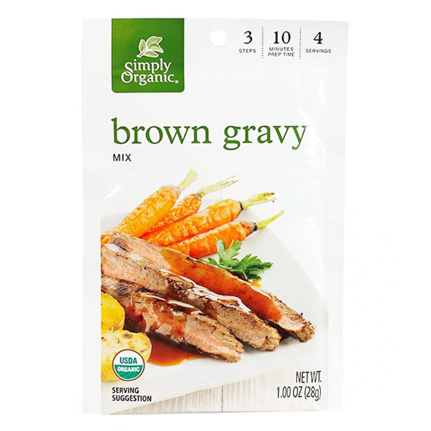 This wasvwry good. We served it with prime rib. It tasted homemade. It has "clean" ingredients and no bad fillers that you find in other gravy mixes. It was fast and easy to make. I need to buy some more to have on hand.