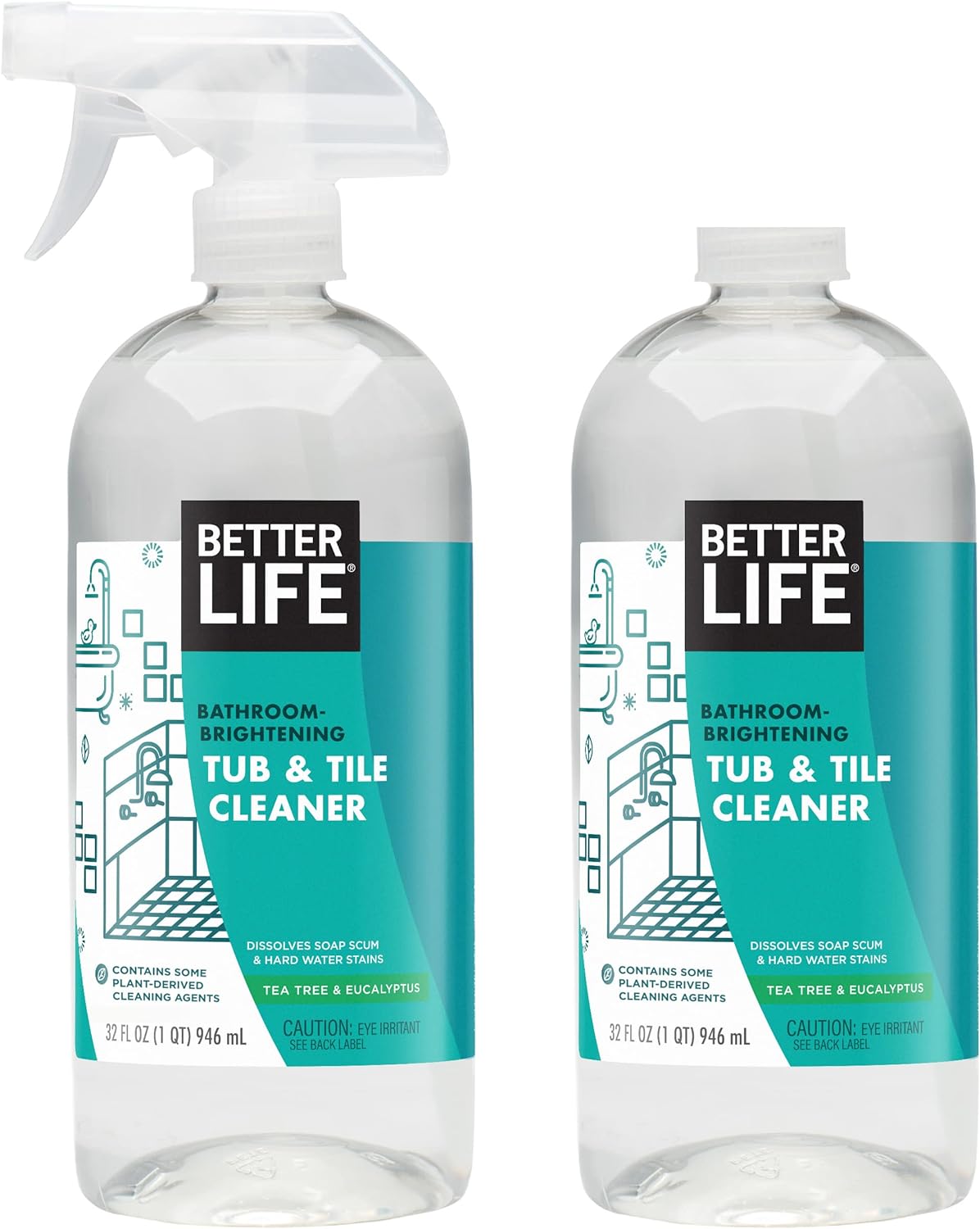 Ive used other non-harsh, eco friendly bathroom cleaners and the smell is still so strong. After trying this, Im convinced I wont buy anything else for my bathroom cleaning needs. Got out the grime, no residue left behind, and no overpowering smell! Now, I dont feel the need to kick my toddler out of the bathroom while I spray it down.