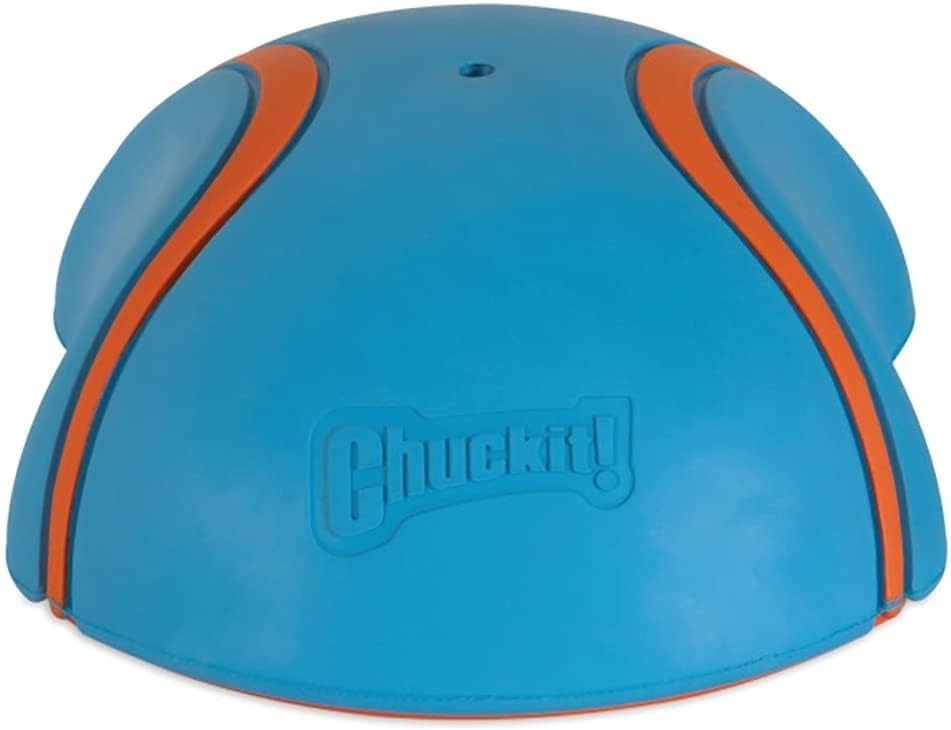 Chuckit! Indoor Super Slider Dog Self Fetch Squeaker Toy -Glides Harmlessly On Most Indoor Surfaces