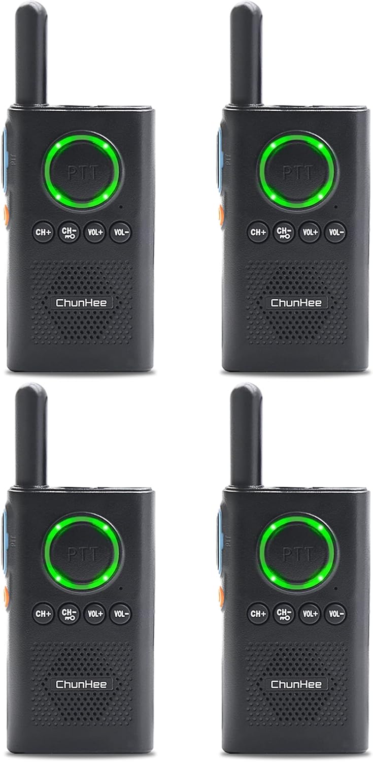 ChunHee Intercoms Wireless for Home- Wireless Intercom System for Elderly/Kids, Home Intercom System Room to Room Communication, 1.5 Miles Long Range Intercom System for Office/Camping/Hiking