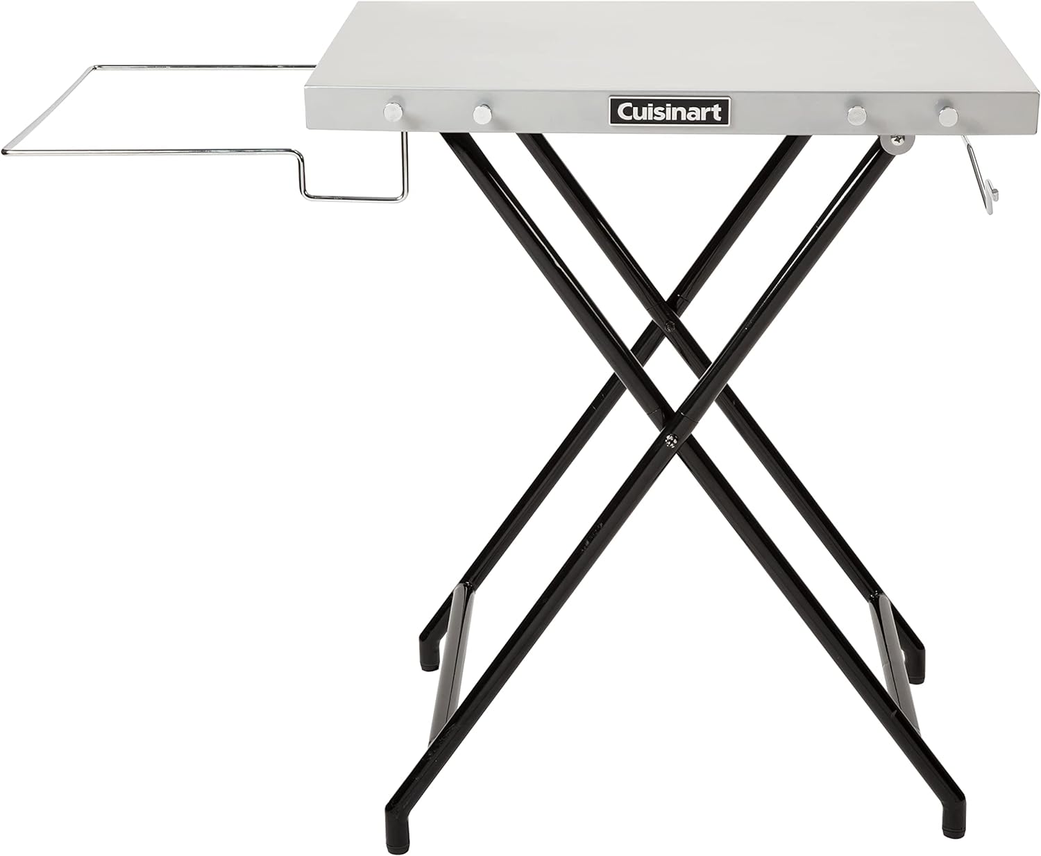 Cuisinart CPT-2110 Fold 'n Go Prep Table & Grill Stand, Portable Outdoor Food Prep Station for Patio, Camping & Tailgating, 24 x 20