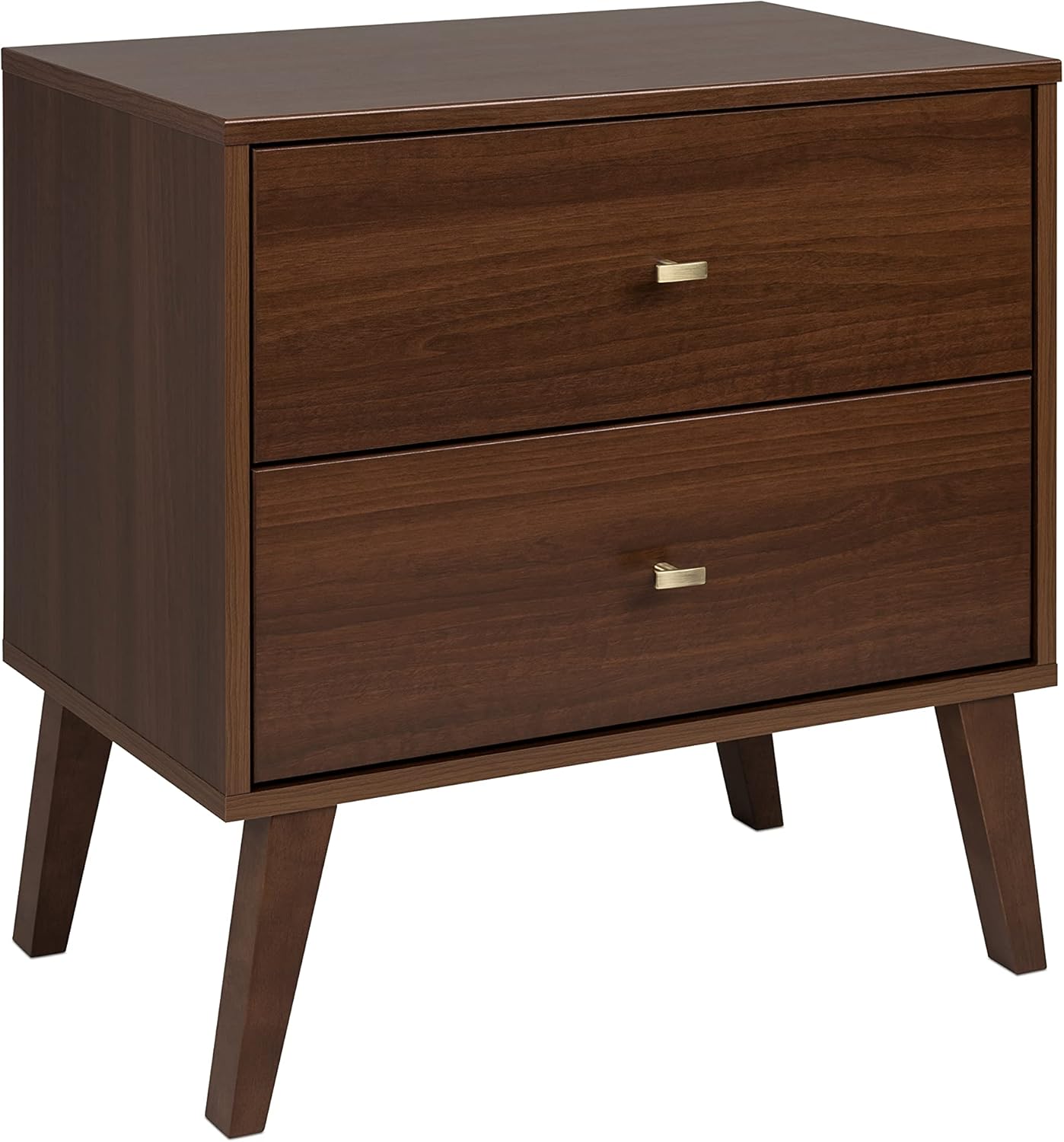 Prepac Milo 2-drawer Nightstand, Cherry