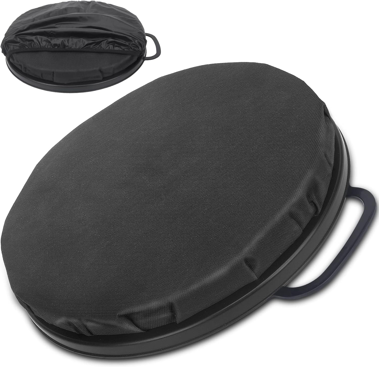 5 Gallon Bucket Seat, 360-Degree Swivel Seat Foam Cushion Bucket Seat Lid with Waterproof Cover for Dove Duck Hunting, Fishing, Baseball, Gardening and Camping