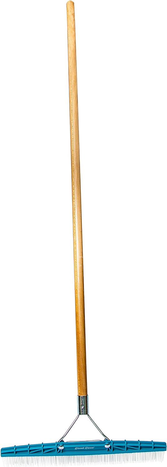 AB24 Carpet Rake, 18-Inch Head, 54-Inch Handle, Blue