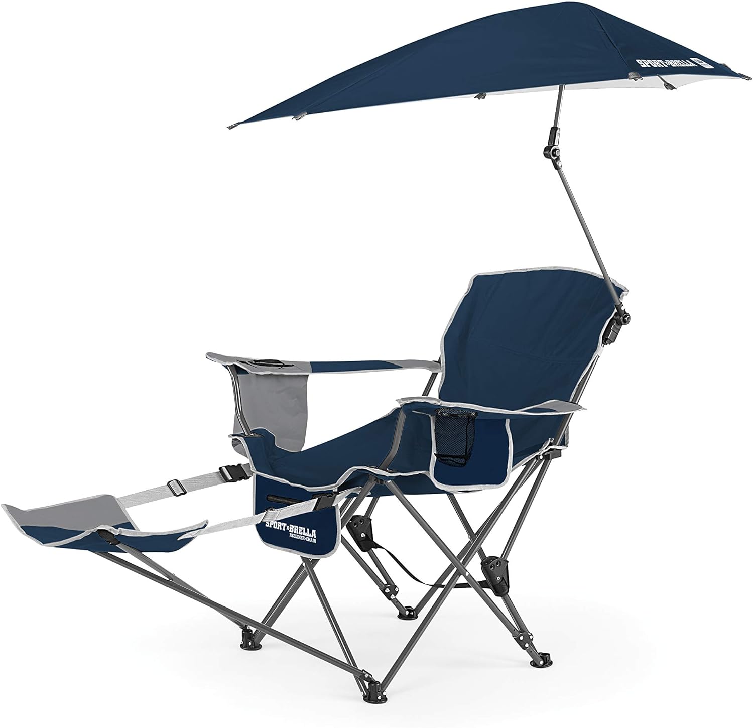 Sport-Brella Beach Chair with UPF 50  Adjustable Umbrella