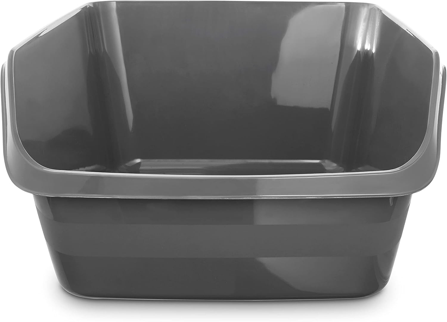 So Phresh Charcoal Shatter Shield High-Back Cat Litter Box, 18.5" L X 15" W X 8.5" H