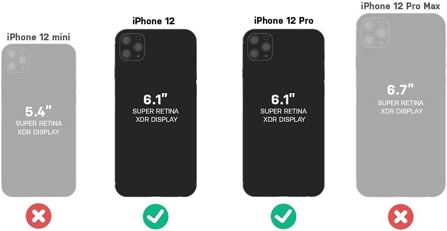 LifeProof Next Screenless Series Case for iPhone 12 Pro & iPhone 12 (NOT 12 Mini/Pro Max) Napa