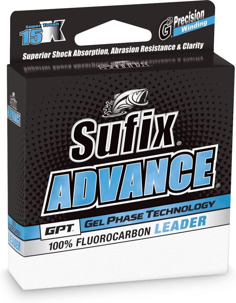 Sufix Advance Fluorocarbon Leader 6 lb Clear - 25 Yds