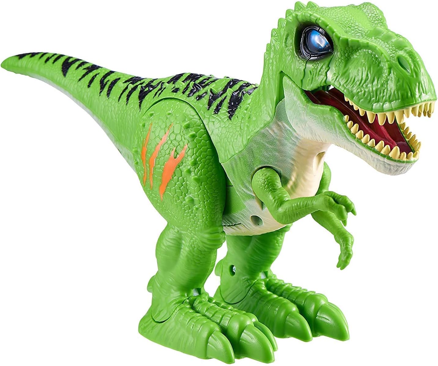 Robo Alive Attacking Green T-Rex Battery-Powered Robotic Toy by Zuru, Dinosaur Toy, Birthday Gift for Boys 3 Years Old and Up