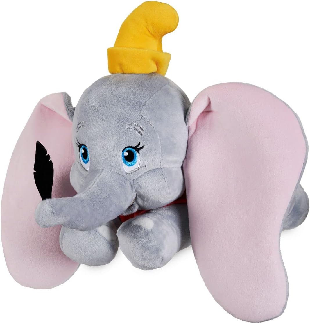 Disney Store Official Dumbo Plush - 17 1/4 Inch Toy Figure - Authentic Store Product - Soft and Huggable Elephant Cuddly Toy for Dumbo Fans - Suitable for All Ages 0+