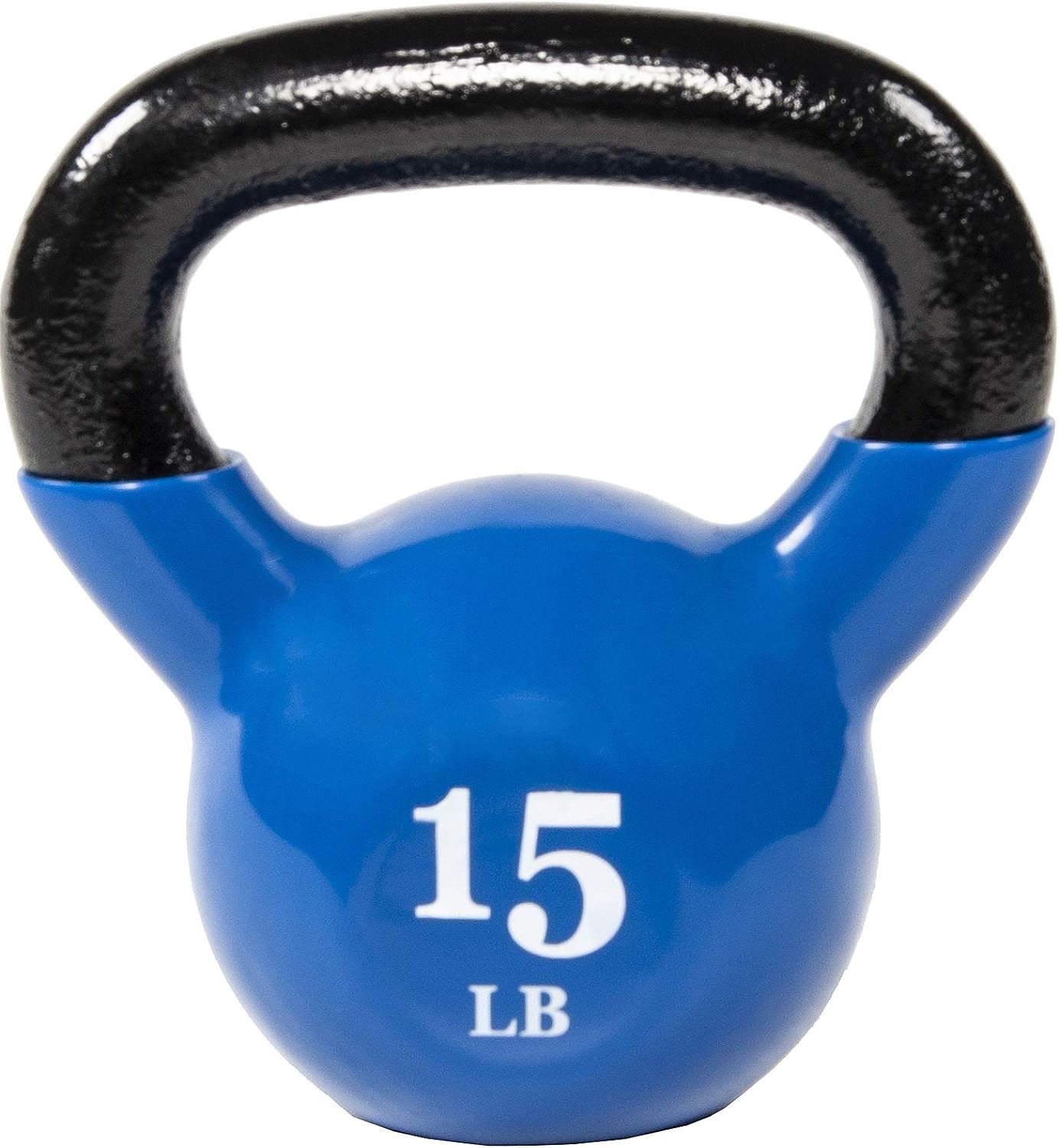 BalanceFrom All-Purpose Color Vinyl Coated Kettlebell, 5-50 Pounds