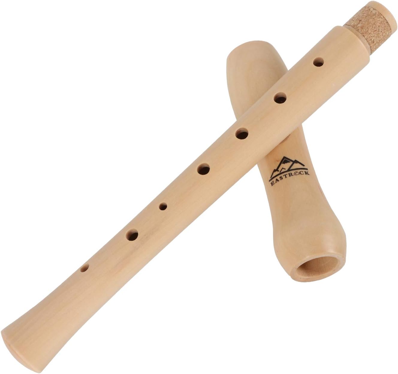 Eastrock Recorder Instrument for Kids Adults Beginners Maple Wood C Key Soprano Recorder German Style 2 Piece With Hard Case