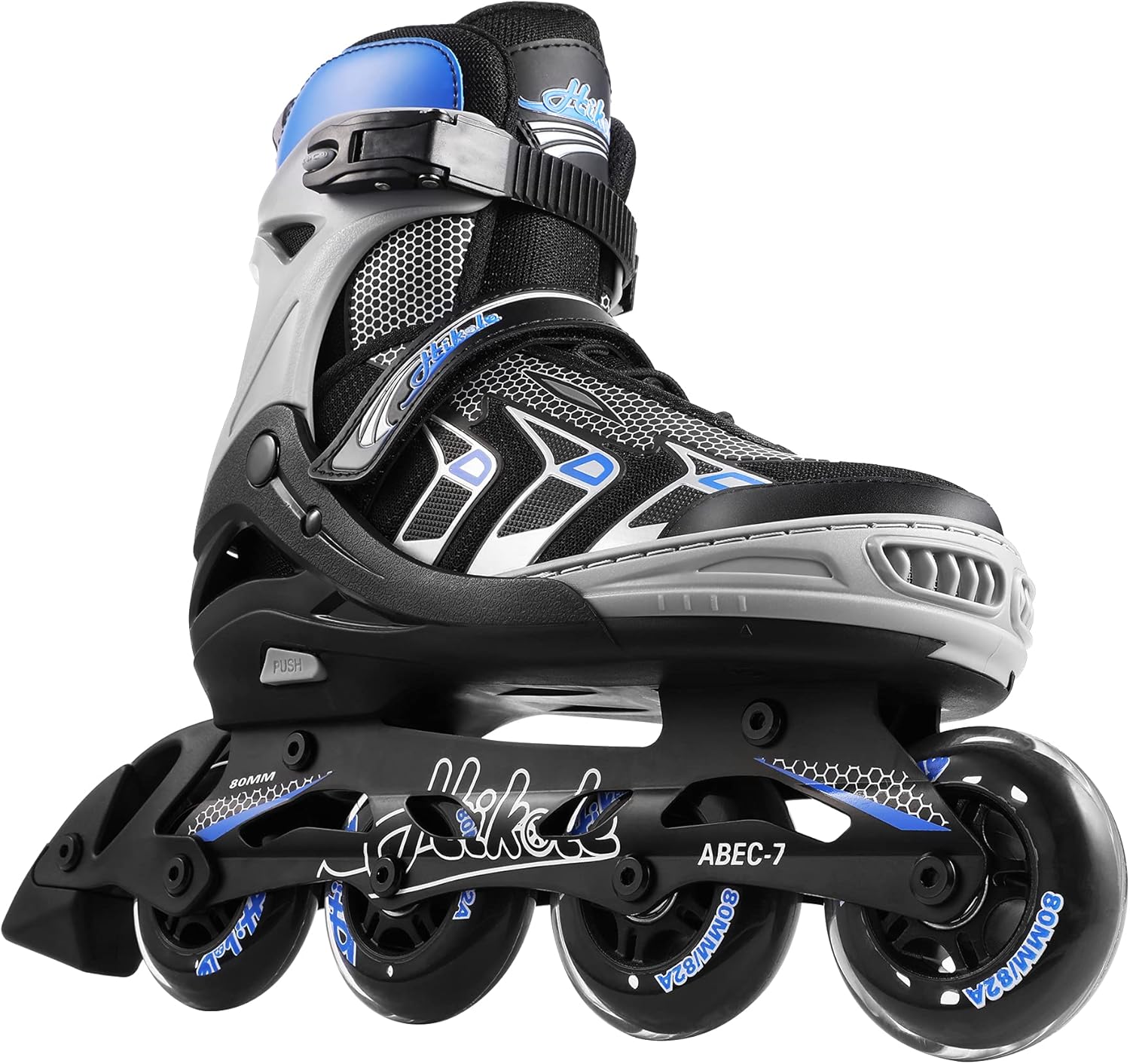 Hikole Adjustable Inline Skates for Kids and Adults, Outdoor Roller Fitness Blades for Men and Women, Beginner Roller Skates for Girls and Boys