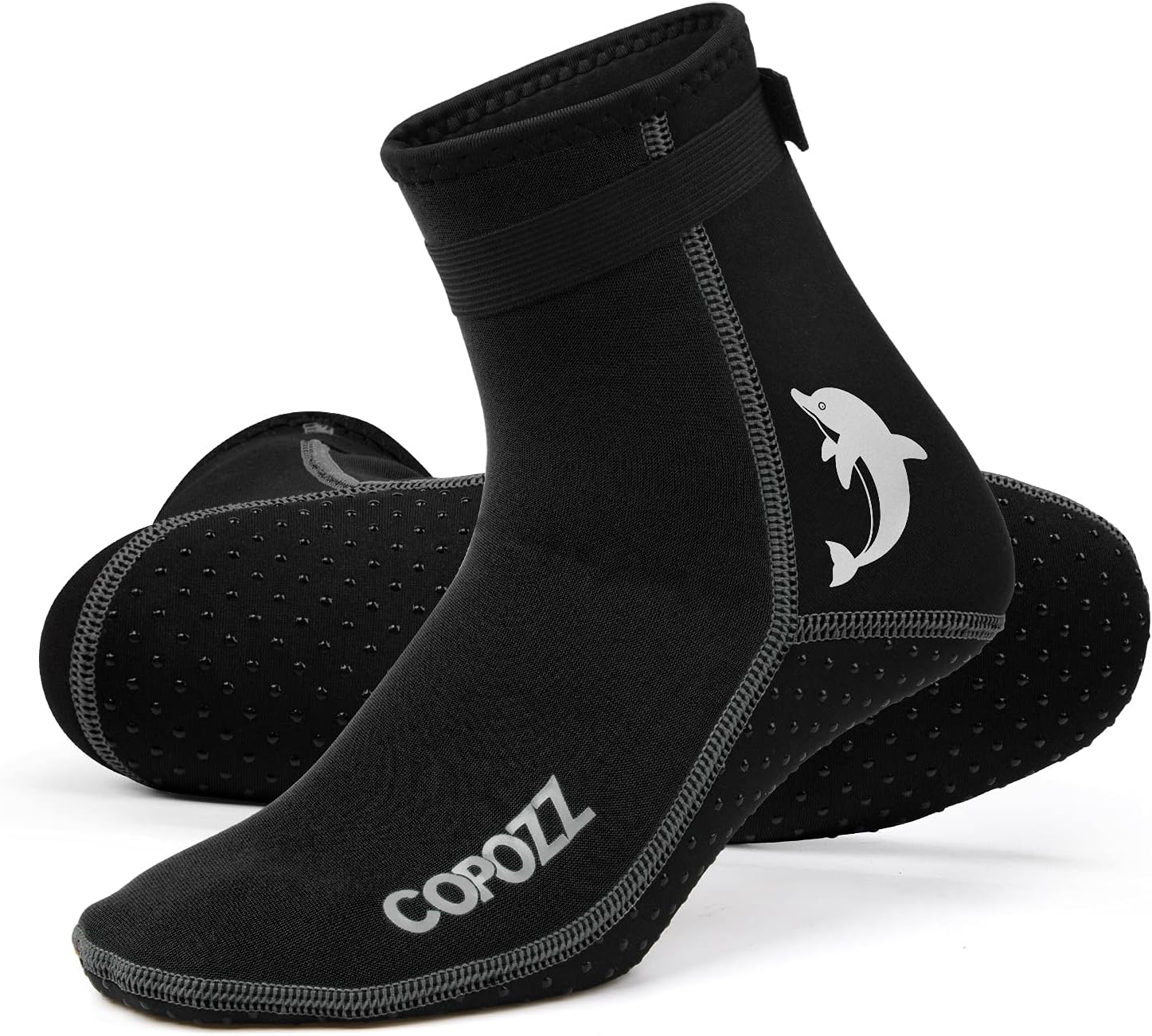 COPOZZ Diving Socks 3mm Neoprene Beach Water Socks-Anti Slip for Snorkel Swim Youth Men Women